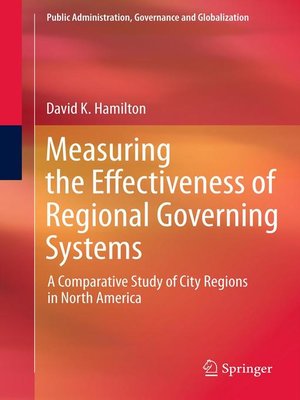 cover image of Measuring the Effectiveness of Regional Governing Systems